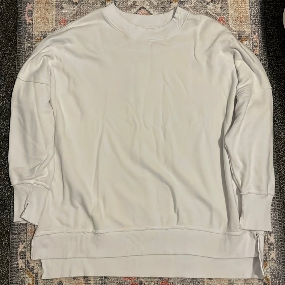 Aerie White Crewneck